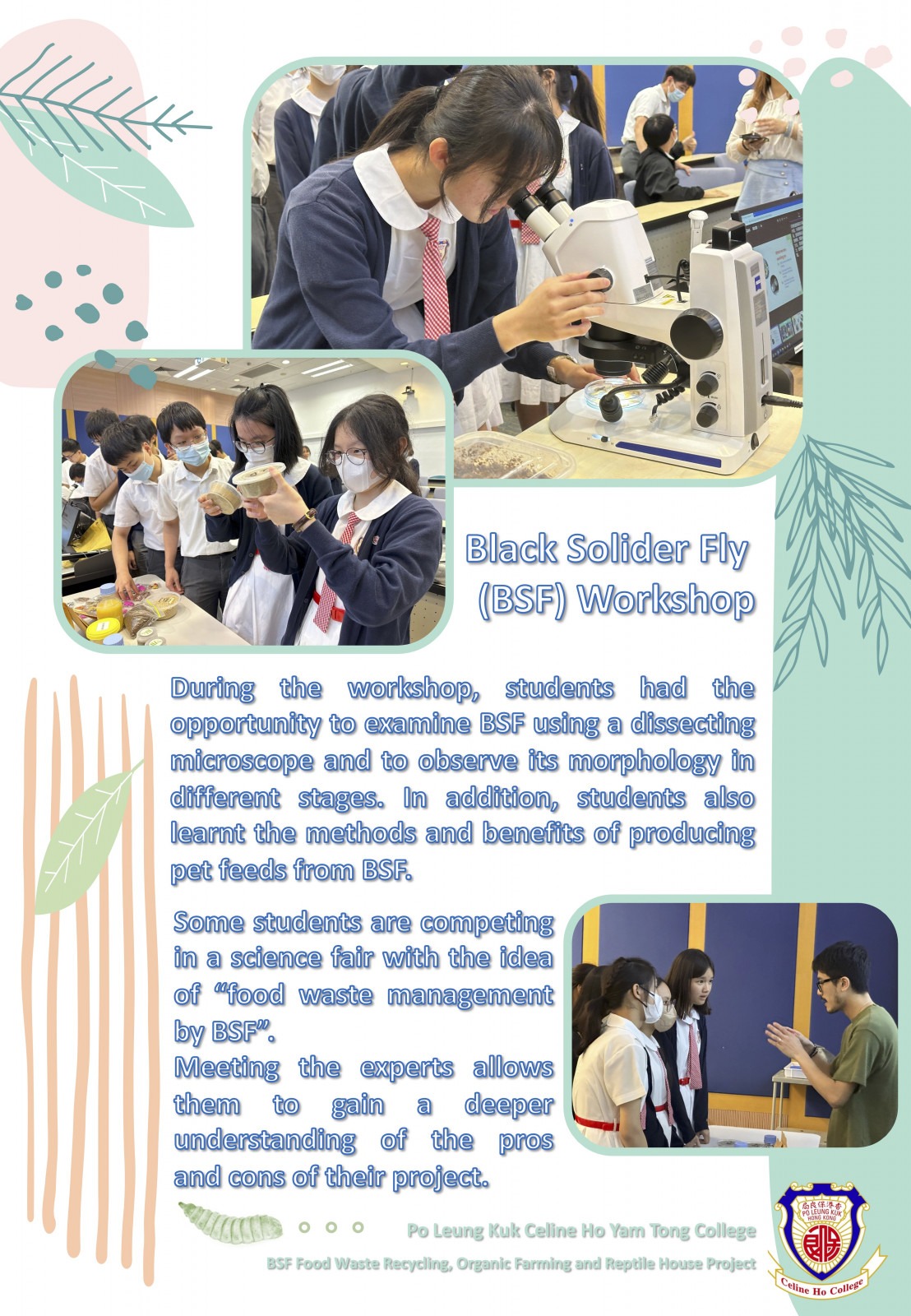 City U: BSF Food Waste Recycling Research Talk and Workshop