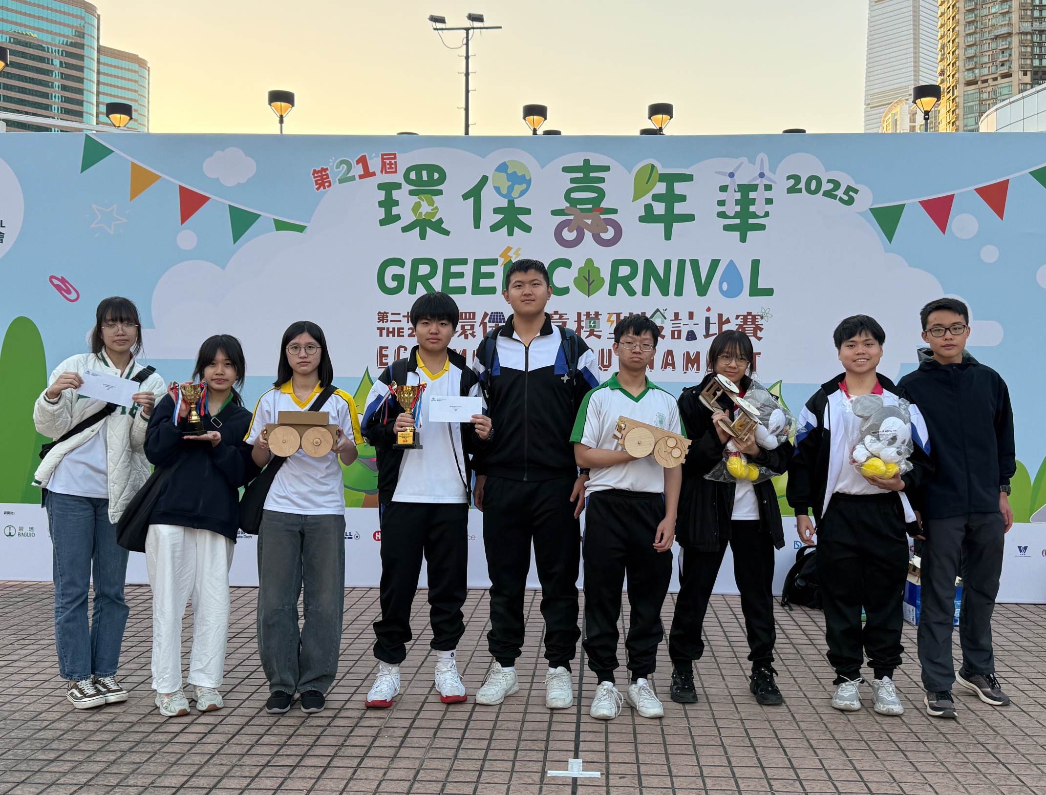 Champion and 1st Runner-up of the Rubber Band Powered Car Competition, 2nd Runner-up for the Most Eco-Friendly Design Award in The 24TH ECO-MODEL Tournament